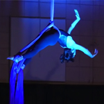 HSA performer, aerial silks