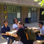 BEAM students and faculty member