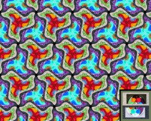 Example of Mathematical Wallpapering