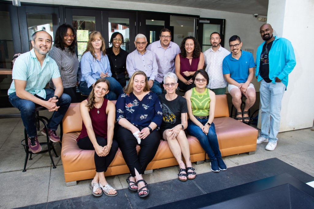 Photo of nearly the entire Math Department at Hotel Casa 425