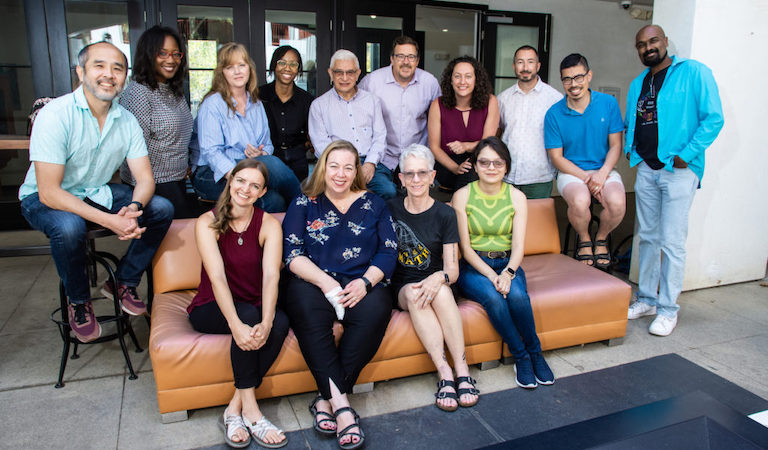 Group photo of math faculty.