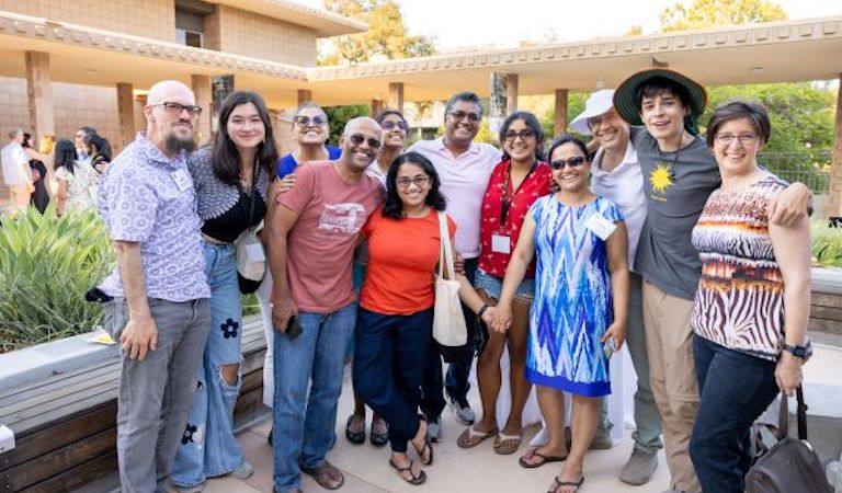 Group of parents and students