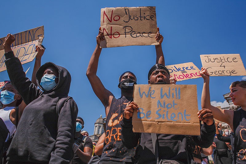 Promotional image for news: Brian Shuve co-organizes a strike for Black lives