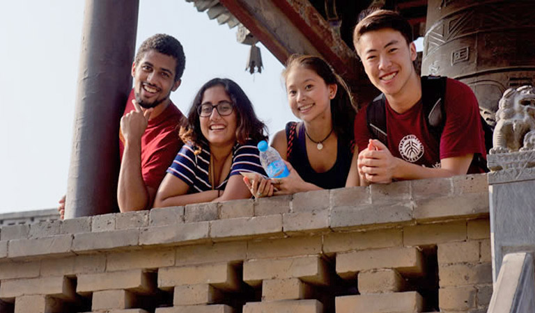 Taoist temple bell tower, in Pingyao City, China- 2016